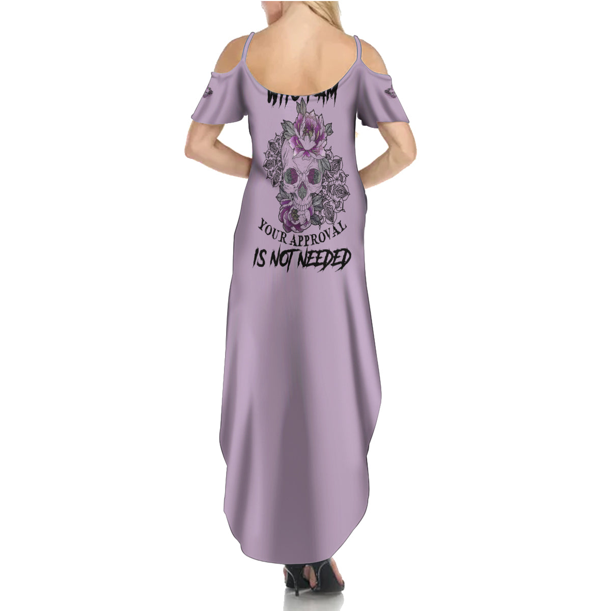 i-am-who-i-am-skull-summer-maxi-dress