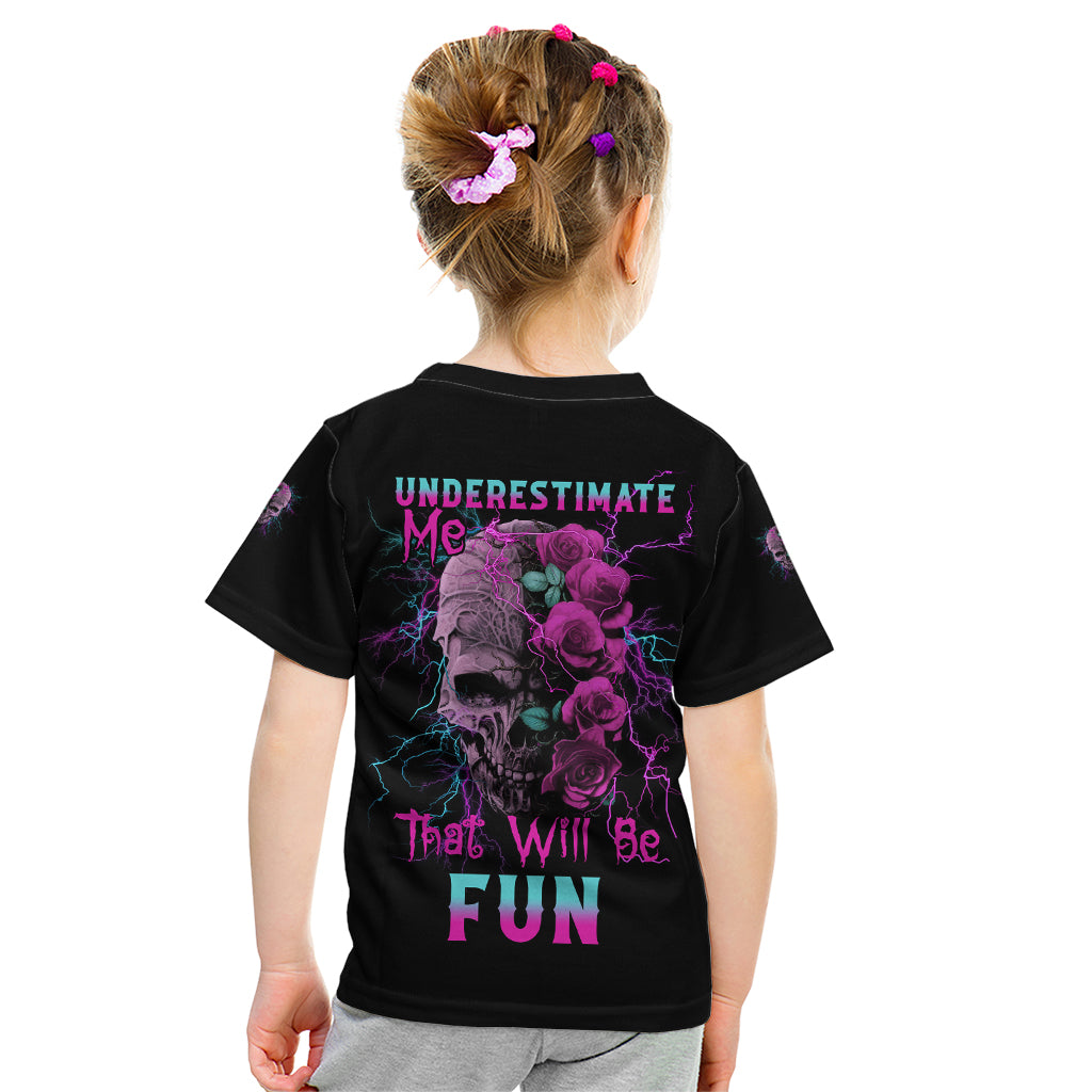 underestimate-me-rose-skull-kid-t-shirt