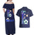 Isagi Yoichi Blue Lock Couples Matching Off Shoulder Maxi Dress and Hawaiian Shirt Japan Anime Style