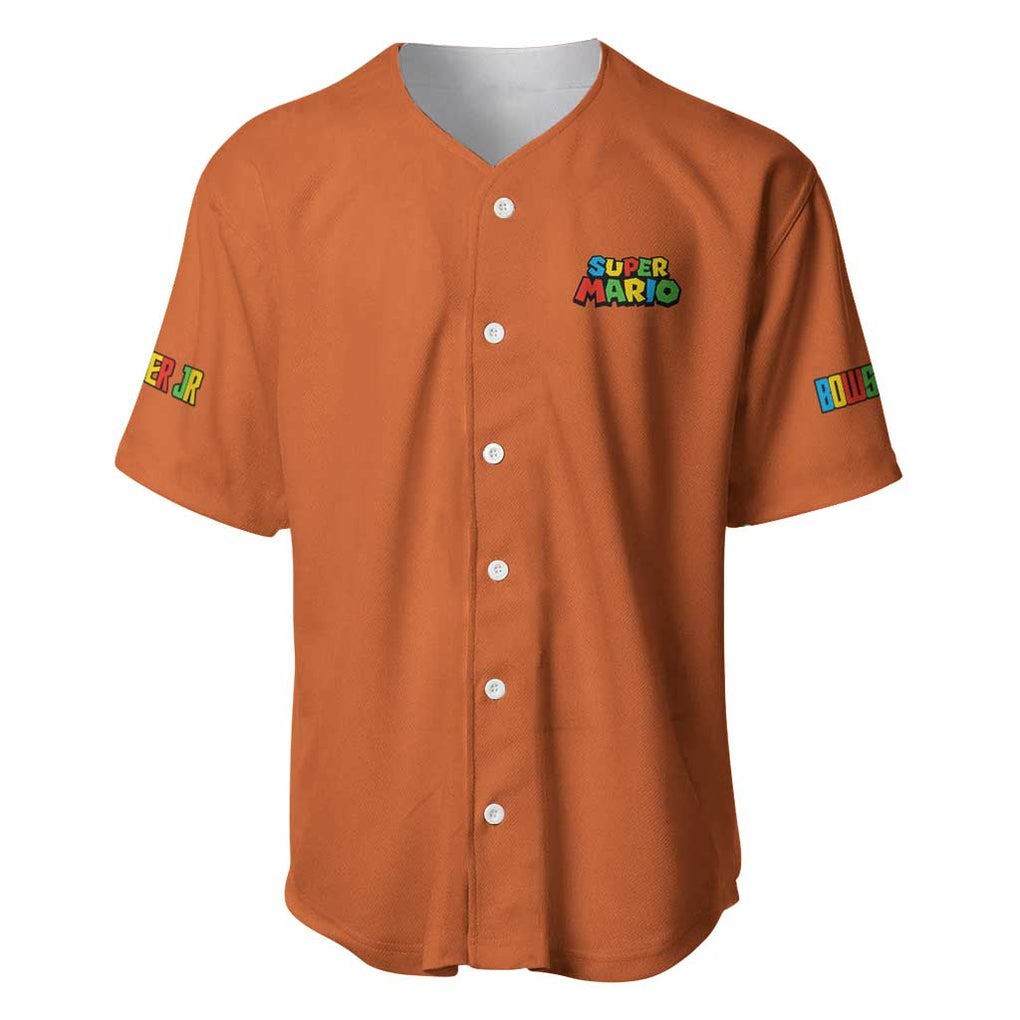 Bowser Jr. Mario Bros Baseball Jersey Japan Anime Style