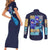 Rock Man Mega Man Couples Matching Short Sleeve Bodycon Dress and Long Sleeve Button Shirt Japan Anime Style