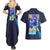 Rock Man Mega Man Couples Matching Summer Maxi Dress and Hawaiian Shirt Japan Anime Style