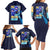 Rock Man Mega Man Family Matching Long Sleeve Bodycon Dress and Hawaiian Shirt Japan Anime Style