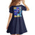 Rock Man Mega Man Family Matching Off The Shoulder Long Sleeve Dress and Hawaiian Shirt Japan Anime Style