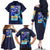 Rock Man Mega Man Family Matching Off The Shoulder Long Sleeve Dress and Hawaiian Shirt Japan Anime Style