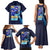 Rock Man Mega Man Family Matching Tank Maxi Dress and Hawaiian Shirt Japan Anime Style