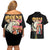 Denji V4 Chainsaw Man Couples Matching Off Shoulder Short Dress and Hawaiian Shirt Japan Anime Style