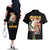 Denji V4 Chainsaw Man Couples Matching Off The Shoulder Long Sleeve Dress and Hawaiian Shirt Japan Anime Style