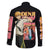 Denji V4 Chainsaw Man Family Matching Off The Shoulder Long Sleeve Dress and Hawaiian Shirt Japan Anime Style