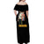 Denji V4 Chainsaw Man Off Shoulder Maxi Dress Japan Anime Style