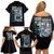 Sakonji Urokodaki Demon Slayer Family Matching Off Shoulder Short Dress and Hawaiian Shirt Japan Anime Style