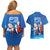 Persona 3 Team Anime Couples Matching Off Shoulder Short Dress and Hawaiian Shirt