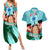 Franky One Piece Couples Matching Summer Maxi Dress and Hawaiian Shirt