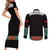 Katsuki Bakugo Uniform - Hero Anime Couples Matching Short Sleeve Bodycon Dress and Long Sleeve Button Shirt