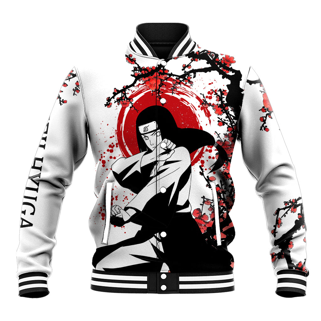 Neji Hyuga Baseball Jacket