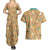 Dragonite Pattern Style Couples Matching Summer Maxi Dress and Hawaiian Shirt