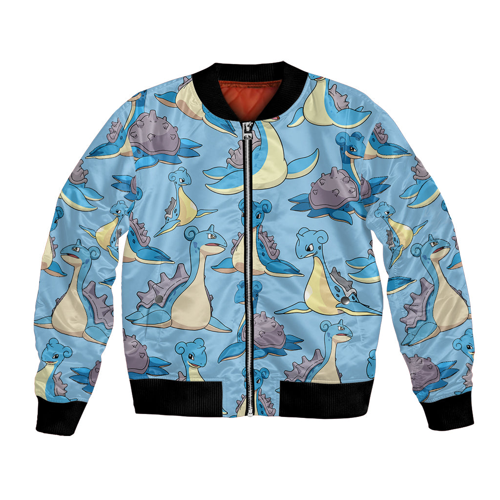 Lapras Clothes Pattern Style Bomber Jacket