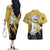 Vinsmoke Sanji - One Piece Couples Matching Off The Shoulder Long Sleeve Dress and Hawaiian Shirt Anime Style