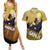 Vinsmoke Sanji - One Piece Couples Matching Summer Maxi Dress and Hawaiian Shirt Anime Style