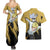 Vinsmoke Sanji - One Piece Couples Matching Summer Maxi Dress and Hawaiian Shirt Anime Style