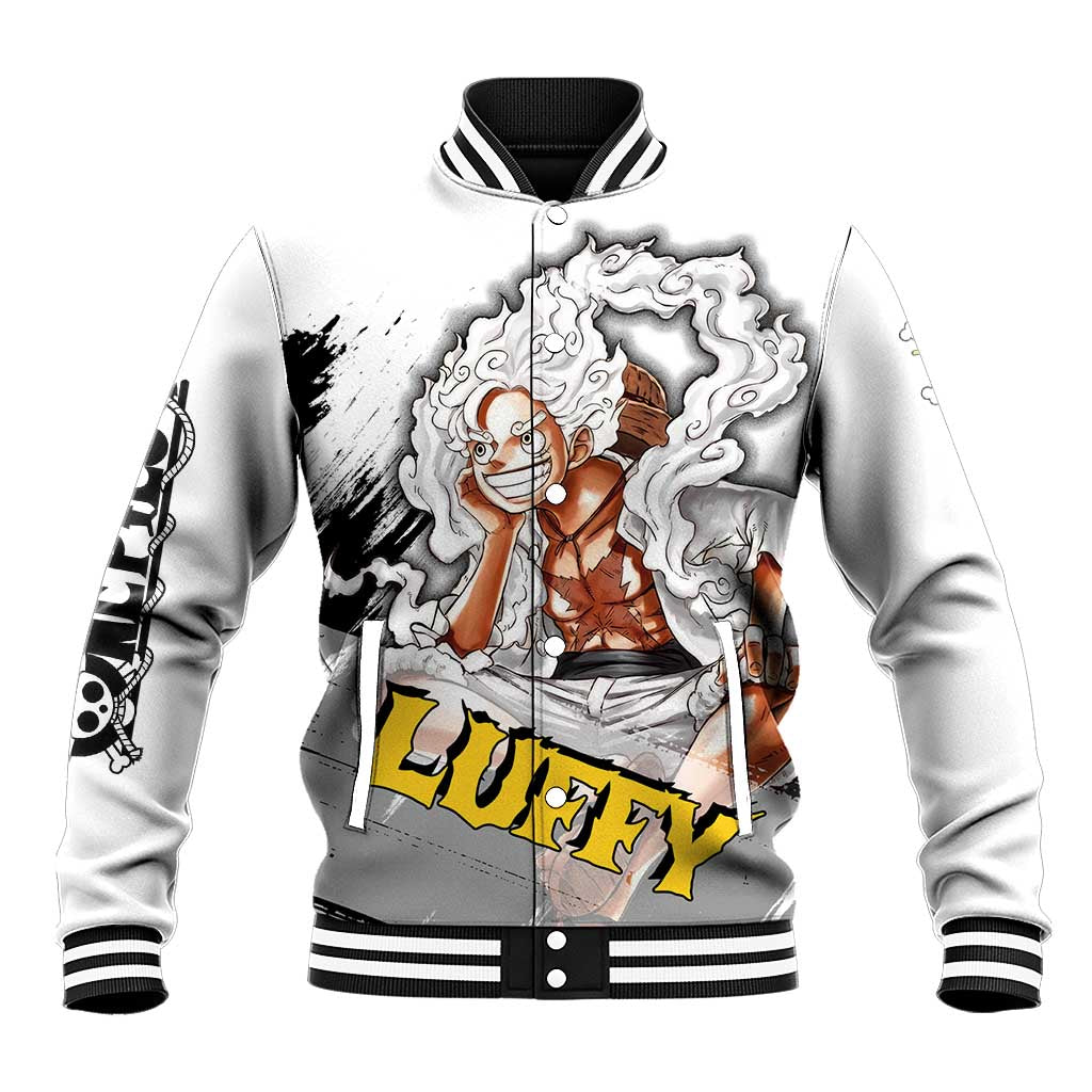 Luffy Gear 5 - One Piece Baseball Jacket Anime Style