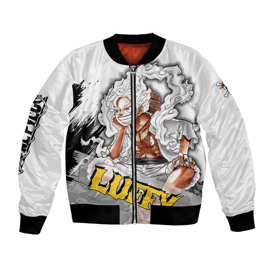 Luffy Gear 5 - One Piece Bomber Jacket Anime Style