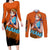 Nami - One Piece Couples Matching Long Sleeve Bodycon Dress and Long Sleeve Button Shirt Anime Style