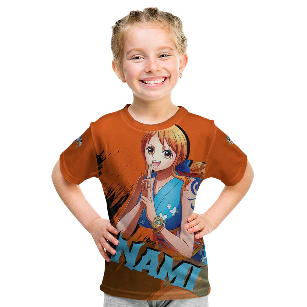 Nami - One Piece Kid T Shirt Anime Style