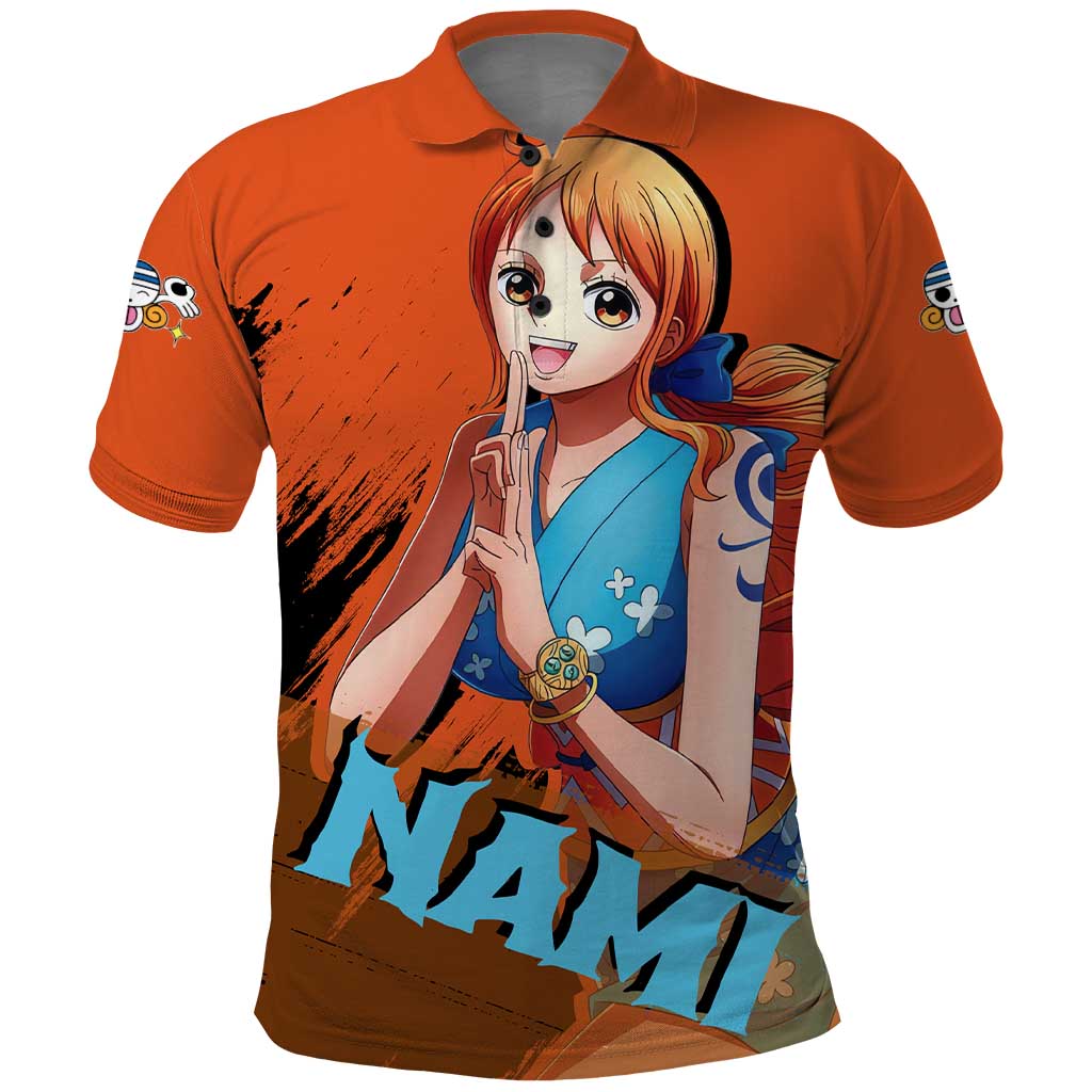 Nami - One Piece Polo Shirt Anime Style