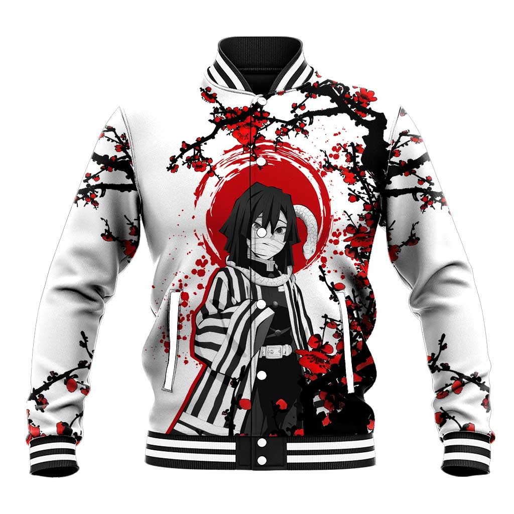 Iguro Obanai - Demon Slayer Baseball Jacket Anime Japan Style