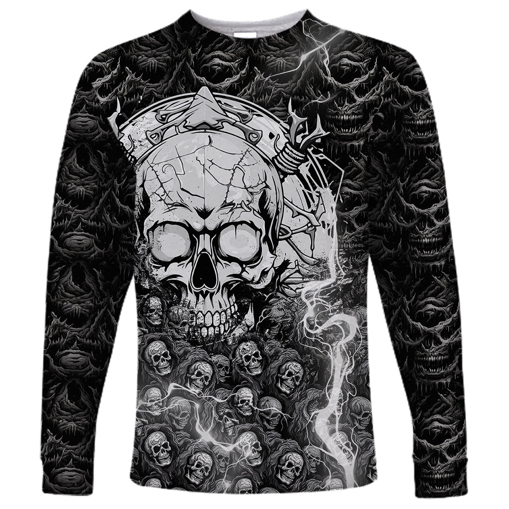 skull-long-sleeve-shirt-your-demons-hide-under-your-bed-mine-hide-inside-my-head