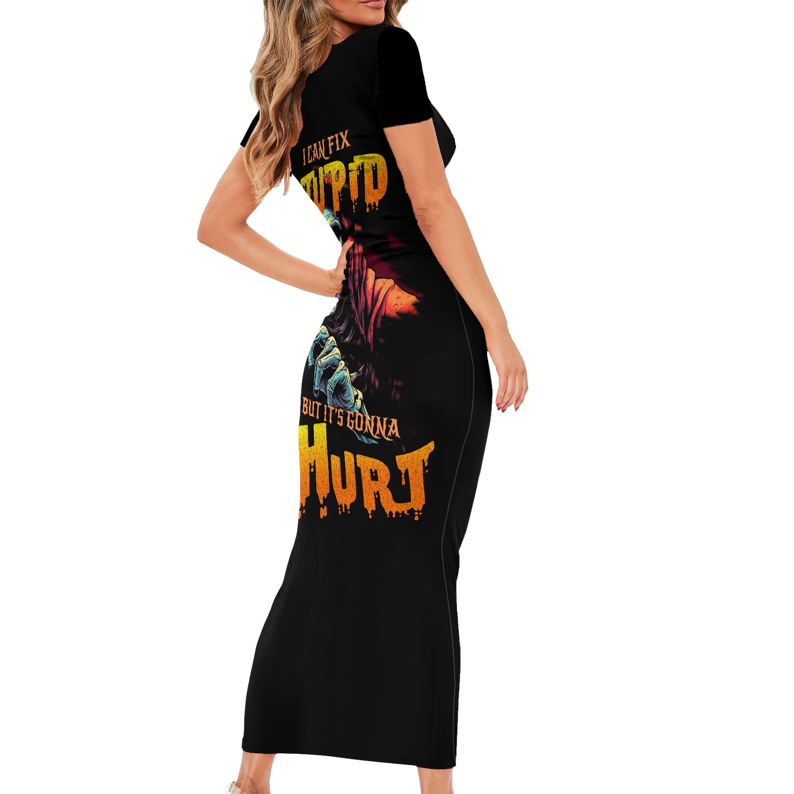 reaper-skull-short-sleeve-bodycon-dress-i-can-fix-stupid-but-its-gonna-hurt