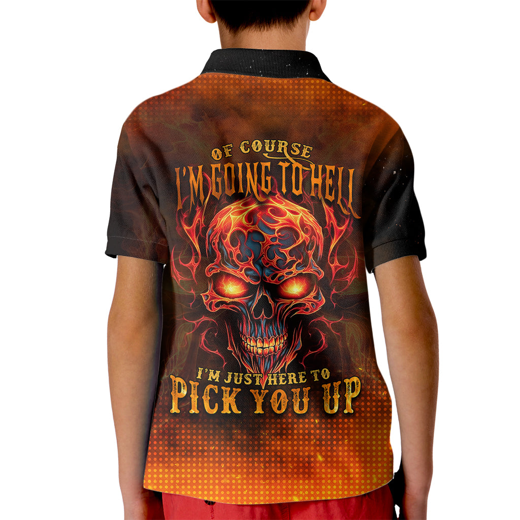 fire-skull-kid-polo-shirt-of-course-im-going-to-hell-im-just-here-to-pick-you-up