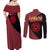 Madara Uchiha - Naruto Couples Matching Off Shoulder Maxi Dress and Long Sleeve Button Shirt Anime Style