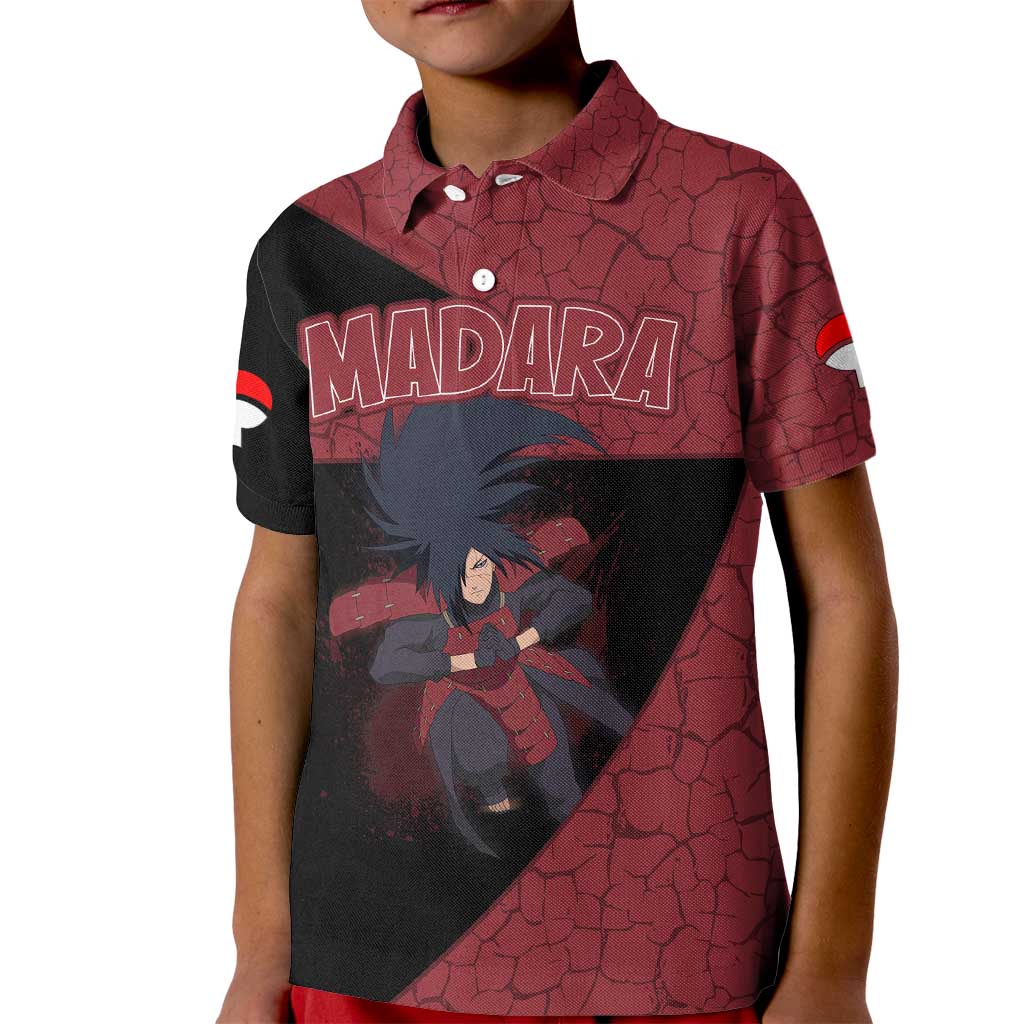 Madara Uchiha - Naruto Kid Polo Shirt Anime Style