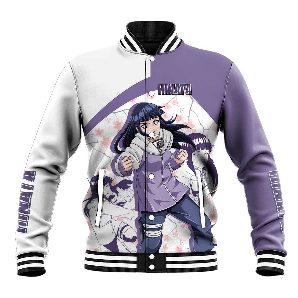 Hinata Hyuga - Naruto Baseball Jacket Anime Style