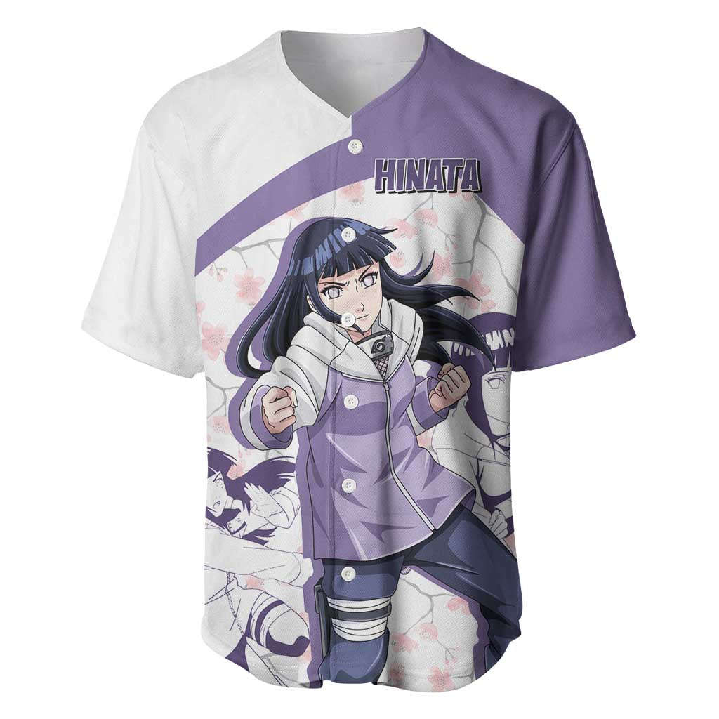 Hinata Hyuga - Naruto Baseball Jersey Anime Style