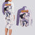 Hinata Hyuga - Naruto Couples Matching Long Sleeve Bodycon Dress and Long Sleeve Button Shirt Anime Style