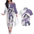 Hinata Hyuga - Naruto Couples Matching Off The Shoulder Long Sleeve Dress and Hawaiian Shirt Anime Style