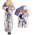 Hinata Hyuga - Naruto Couples Matching Summer Maxi Dress and Hawaiian Shirt Anime Style