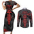 skull-horror-satan-symbol-grunge-couples-matching-short-sleeve-bodycon-dress-and-long-sleeve-button-shirts