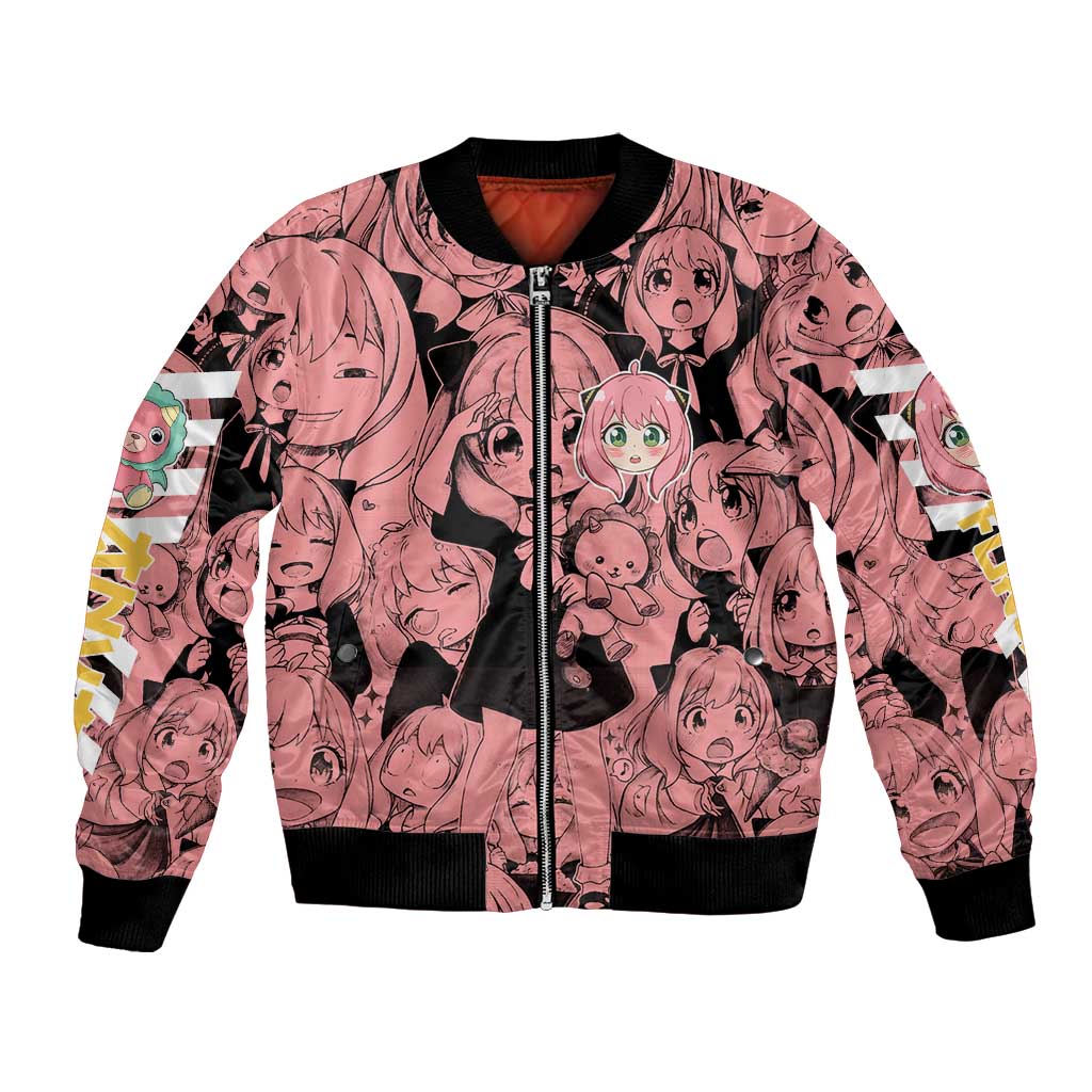 Anya Forger Bond Spy x Family Bomber Jacket Anime Mix Manga Style