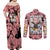 Anya Forger Bond Spy x Family Couples Matching Off Shoulder Maxi Dress and Long Sleeve Button Shirt Anime Mix Manga Style