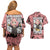 Anya Forger Bond Spy x Family Couples Matching Off Shoulder Short Dress and Hawaiian Shirt Anime Mix Manga Style