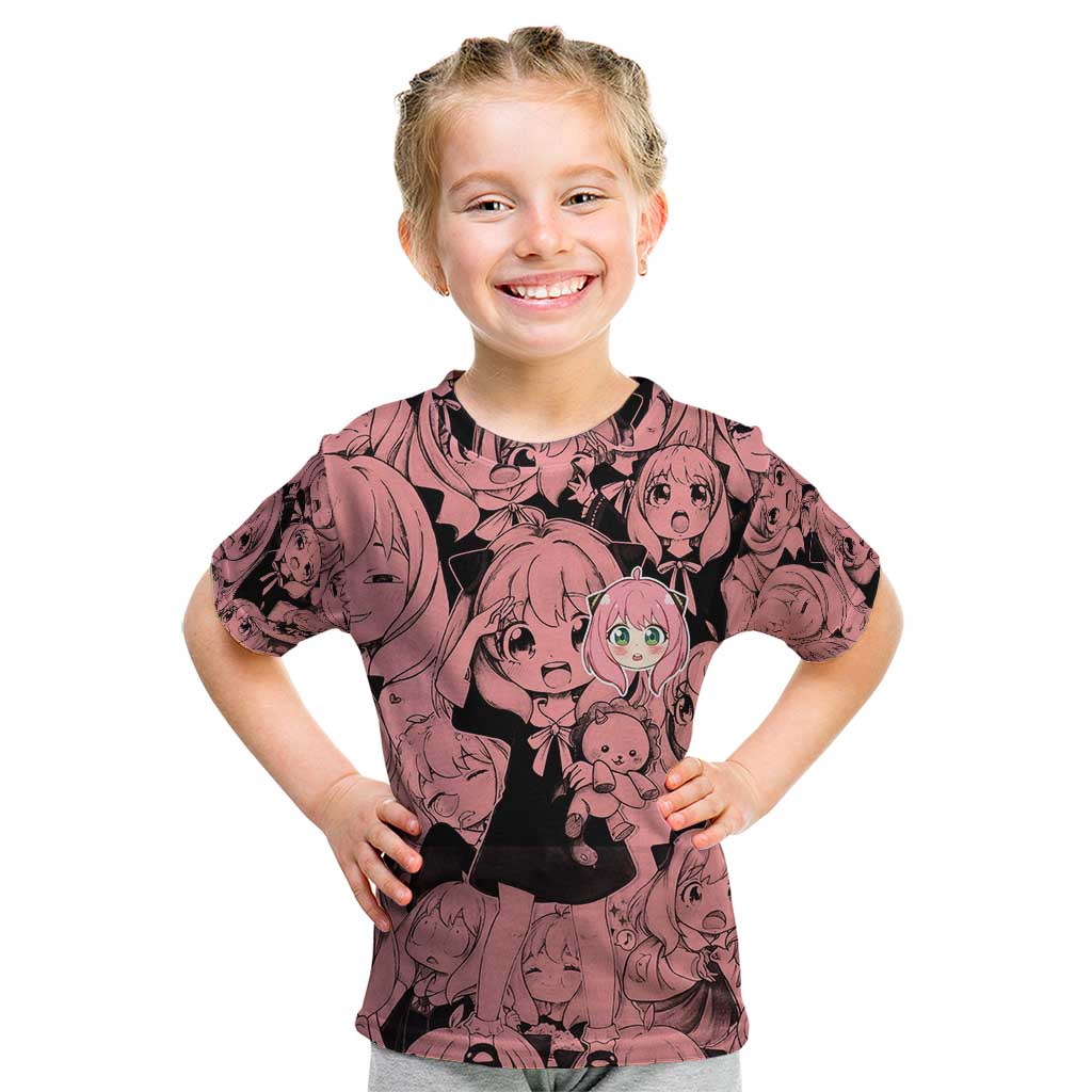 Anya Forger Bond Spy x Family Kid T Shirt Anime Mix Manga Style