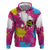 Art Fantasma Hell’s Paradise Hoodie Anime Uniform Mix Color Painting Splash