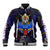 Abstract Gundam Baseball Jacket Anime Mix Abstract Background Style