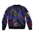 Abstract Gundam Bomber Jacket Anime Mix Abstract Background Style