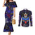 Abstract Gundam Couples Matching Mermaid Dress and Long Sleeve Button Shirt Anime Mix Abstract Background Style