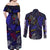 Abstract Gundam Couples Matching Off Shoulder Maxi Dress and Long Sleeve Button Shirt Anime Mix Abstract Background Style